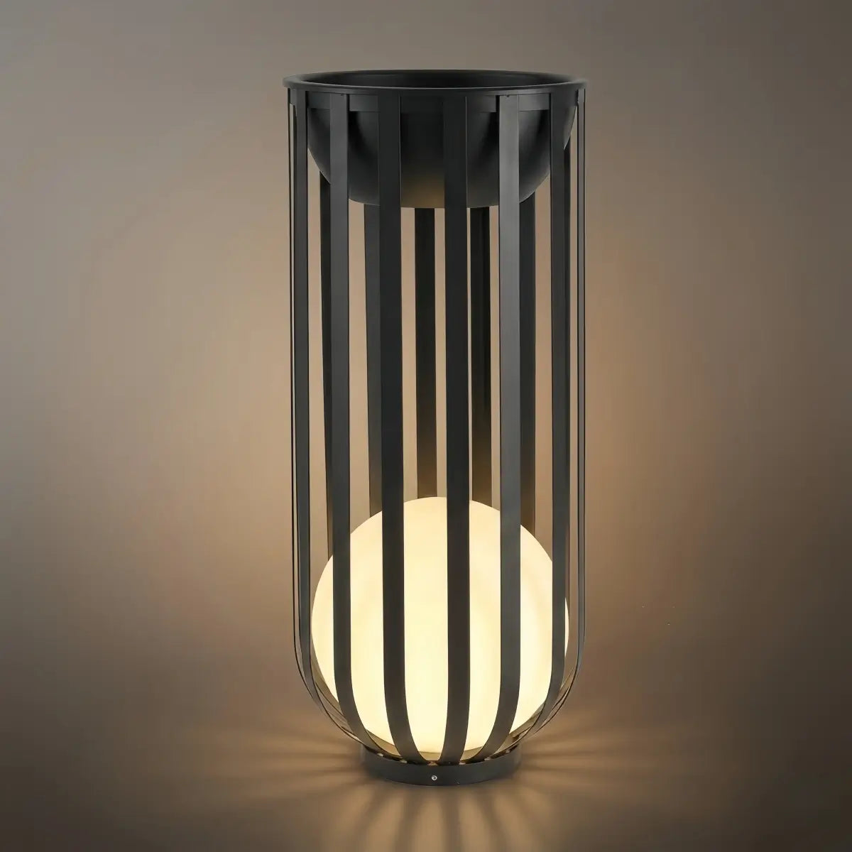Arcato Modern Black Outdoor Floor Lamp